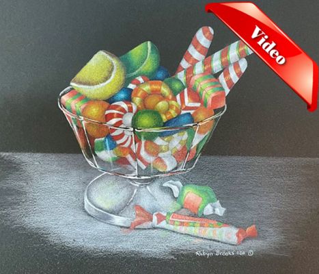 Sweets in Colour Pencil Video Tutorial